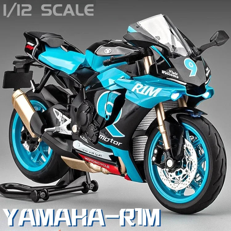 1:12 Yamaha R1M Alloy Diecast Motorcycle