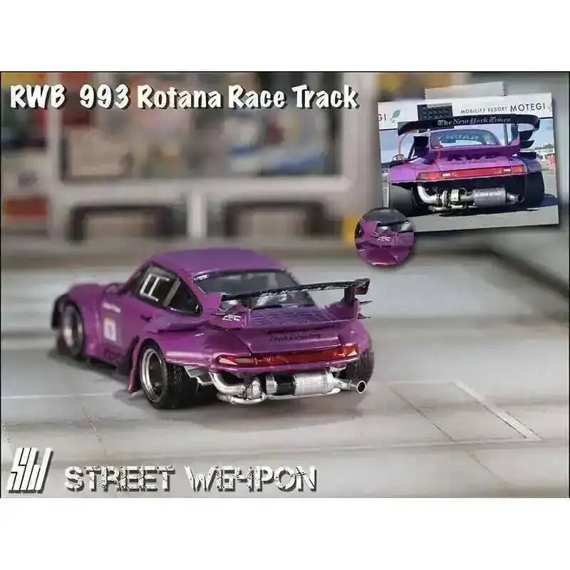 1:64 RWB 993 Rotana Race Track 997 Diecast