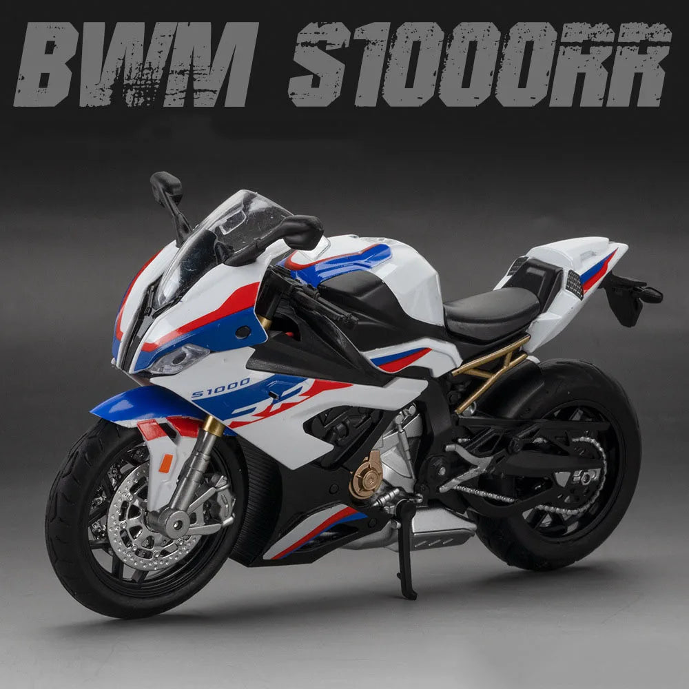1:12 Kawasaki H2R BMW S1000RR Alloy Diecast Motorcycle