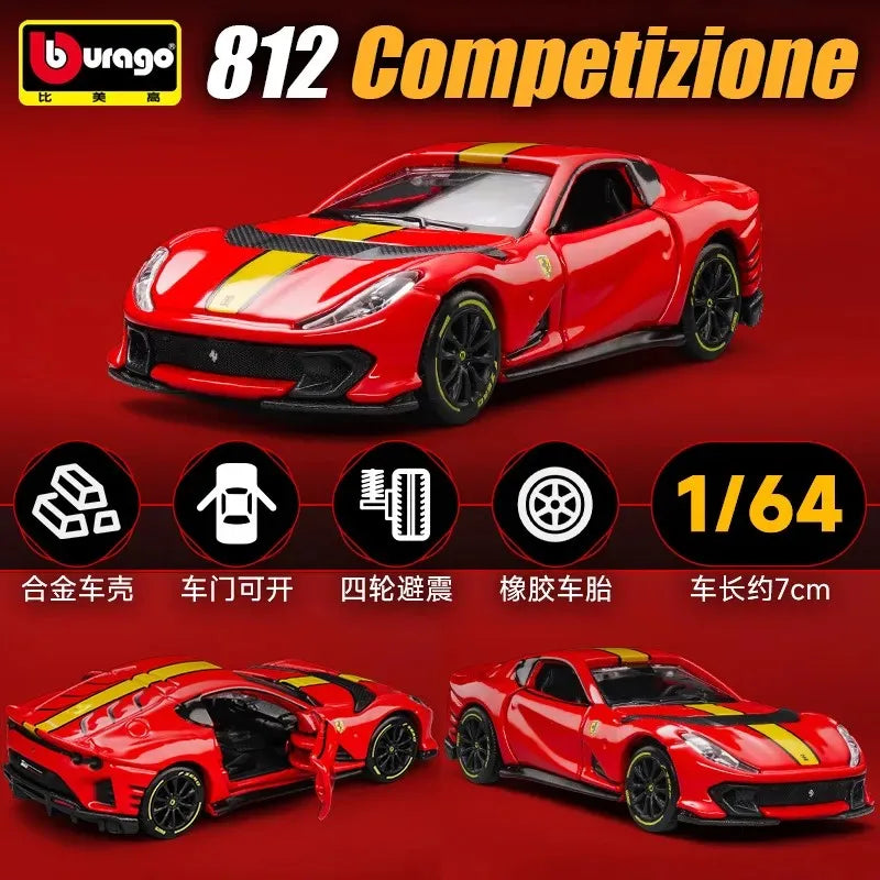1:64 Bburago Ferrari FXXK Daytona SP3 812 Competizione Diecast