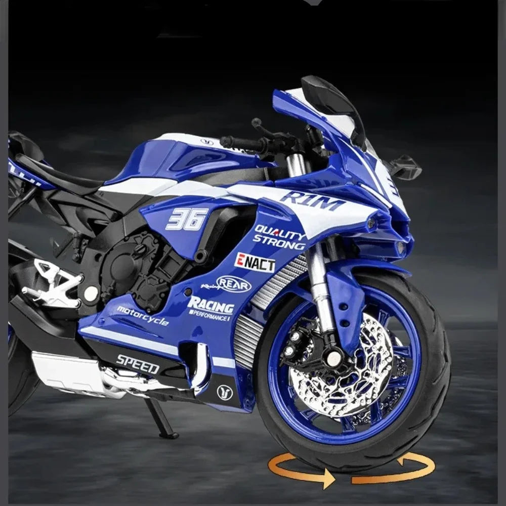 1:12 Yamaha R1M Alloy Diecast Motorcycle