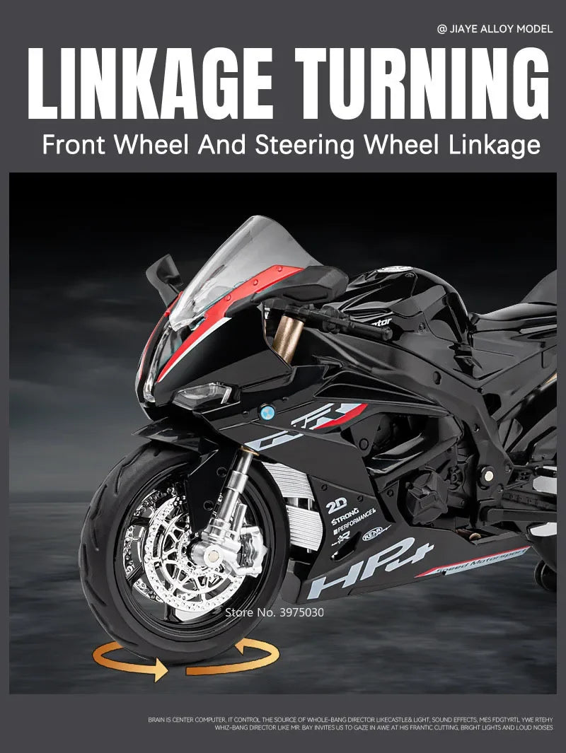 1:12 HP4 Alloy Diecast Motorcycle