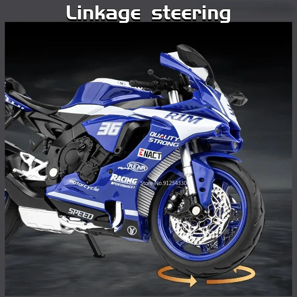 1:12 Yamaha R1M Alloy Diecast Motorcycle