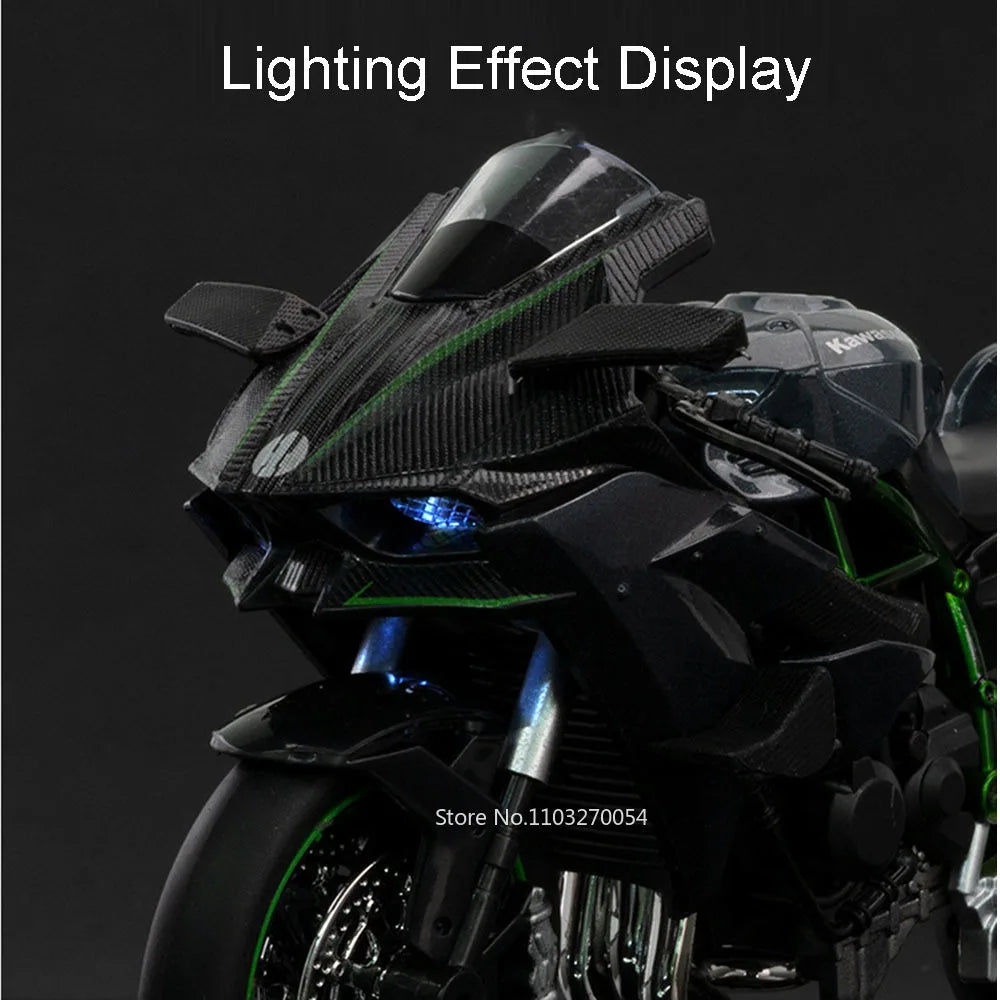 1:12 Kawasaki H2R BMW S1000RR Alloy Diecast Motorcycle