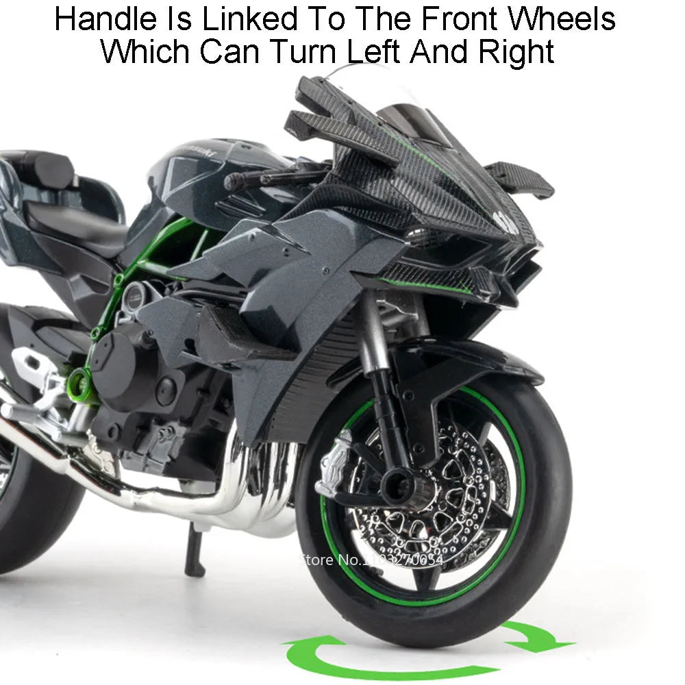 1:12 Kawasaki H2R BMW S1000RR Alloy Diecast Motorcycle