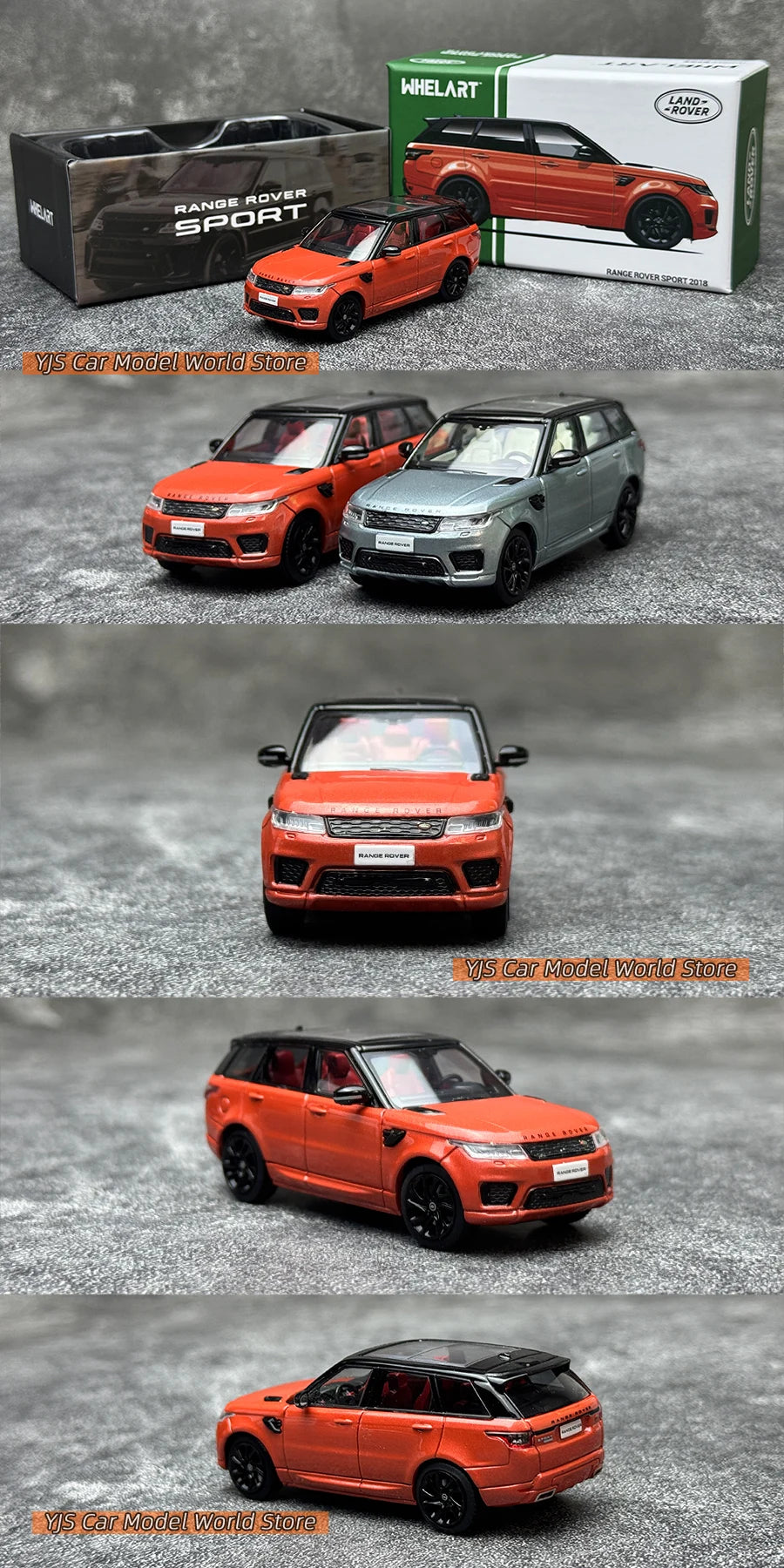 1:64 Whelart Range Rover Sport 2018 Diecast